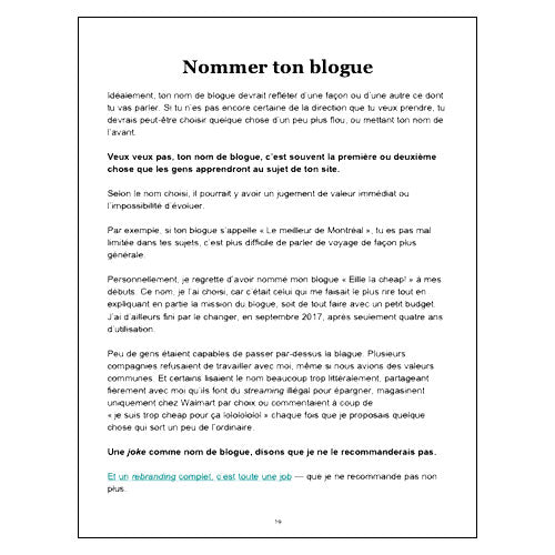 Ebook Ce que j'aurais aimé savoir avant de lancer mon blogue