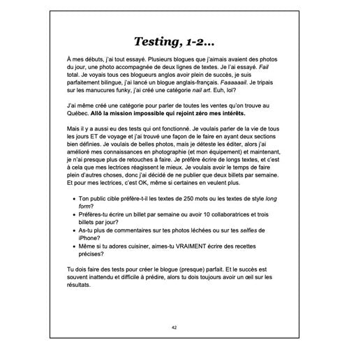 Ebook Ce que j'aurais aimé savoir avant de lancer mon blogue